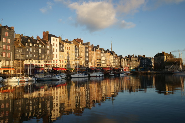 vue impressionniste du port de Honfleur - TML Voile