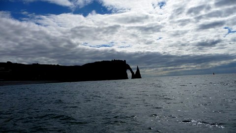 Mouillage à Etretat 