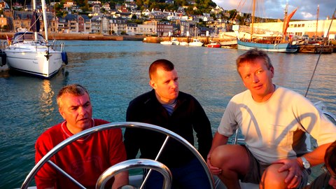 A l’apéro dans le port de Fécamp 
