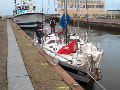 Tailana dans l’écluse - TML Voile
