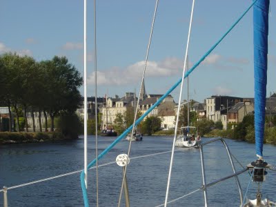 Arrivée centre de Caen - TML Voile